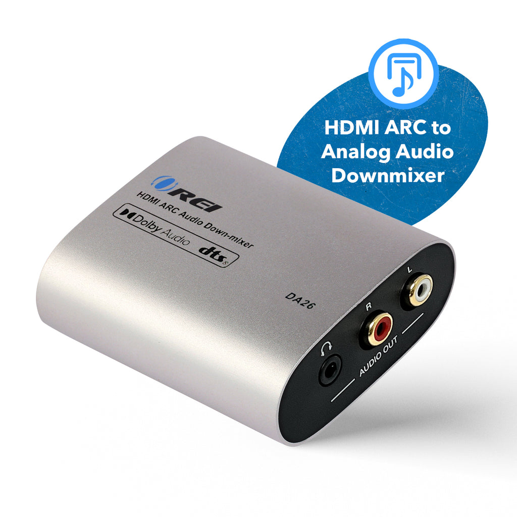 OREI HDMI ARC Audio Down-mixer with Dolby 5.1 (DA26)