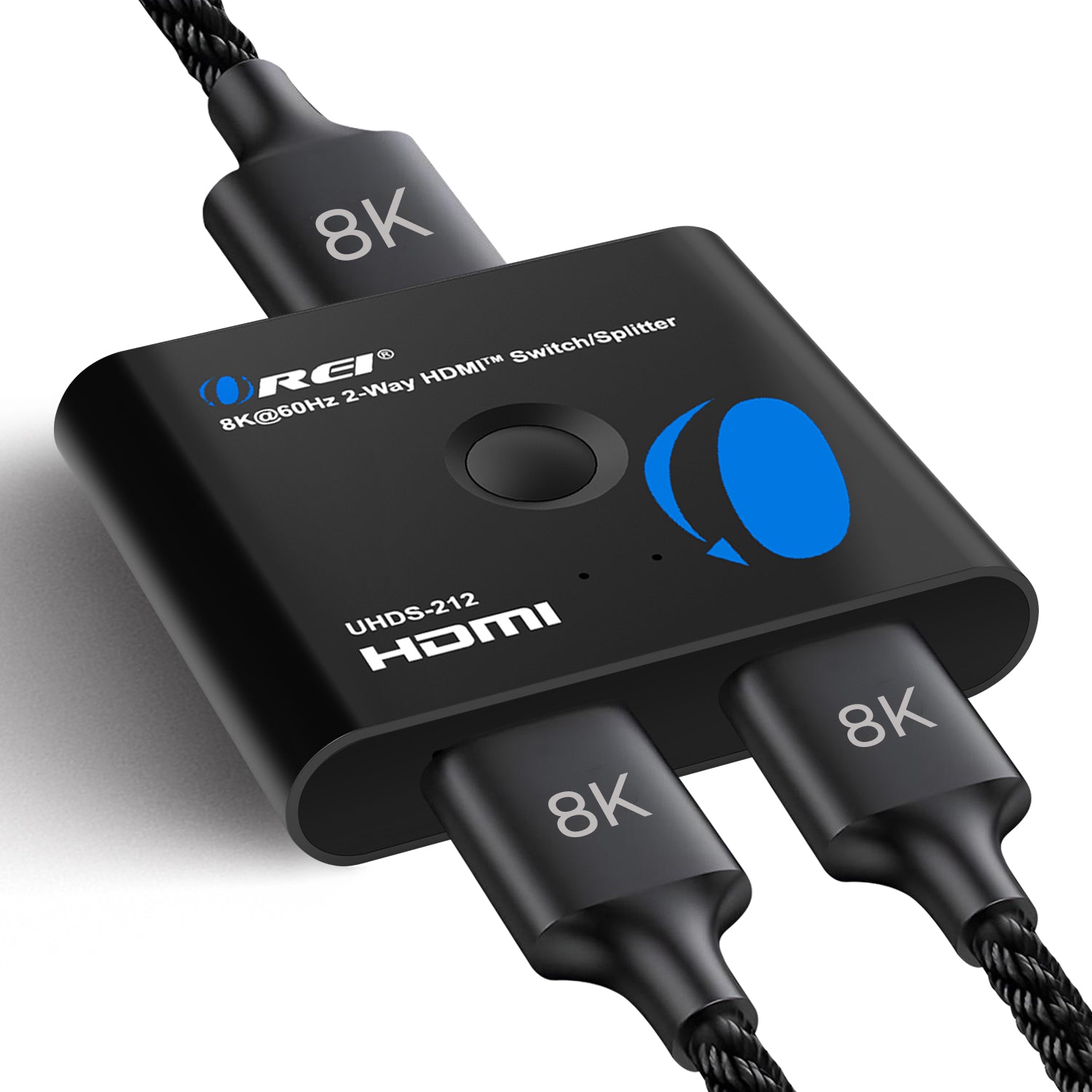 8K HDMI Bi-direction switch, 1x2 Splitter, 2x1 Switch – OREI.COM