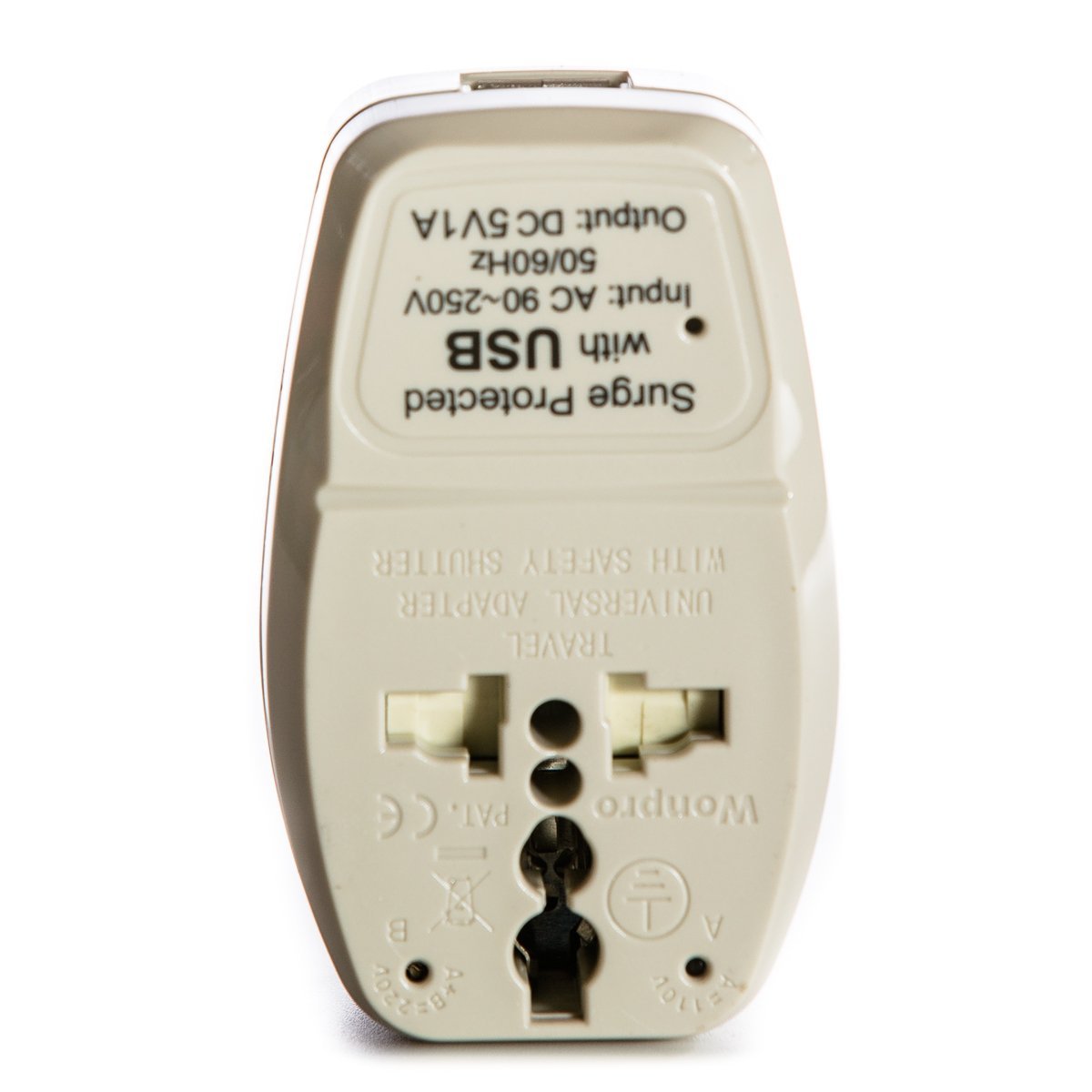 Grounded Type D - India, Africa & More - CE Certified - RoHS Compliant WP-D-GN | OREI