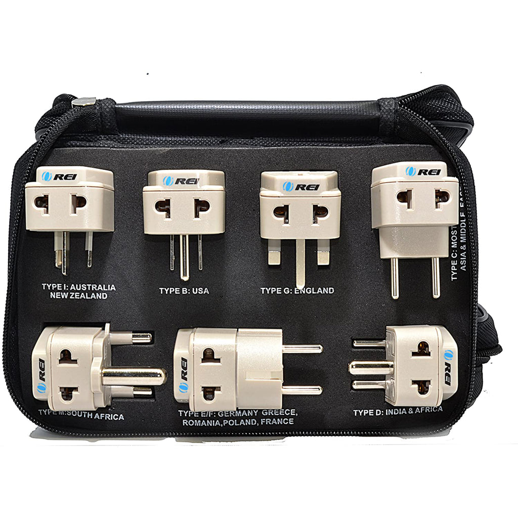 World Travel Adapter Plug International- All in One-  Compact Design (DB7-SET)