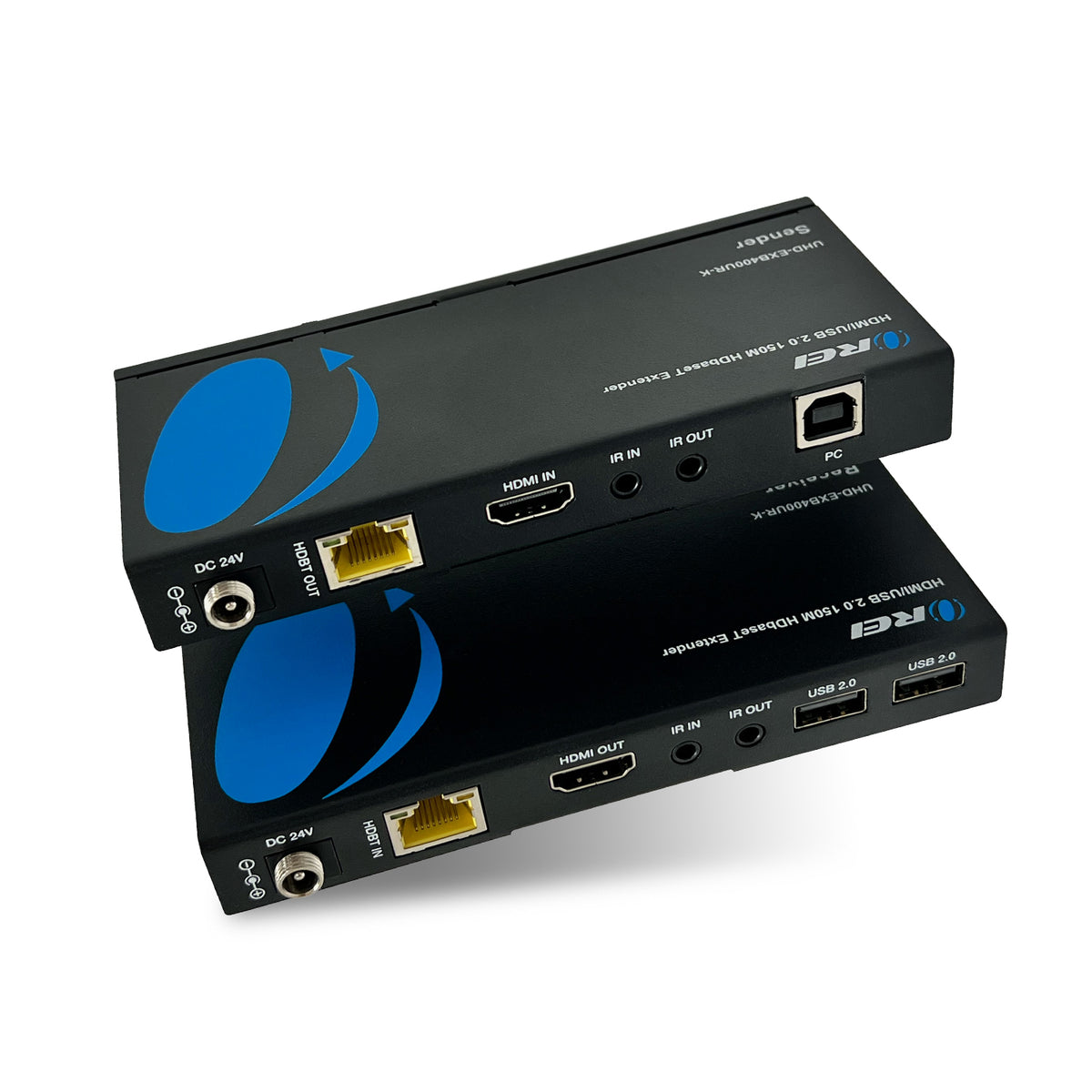 HDMI Extender with HDBaseT Over CAT5e/6/7 Up to 400 Ft - IR Control &