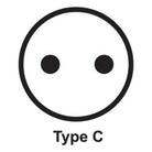 Travel plug adapter example - type c