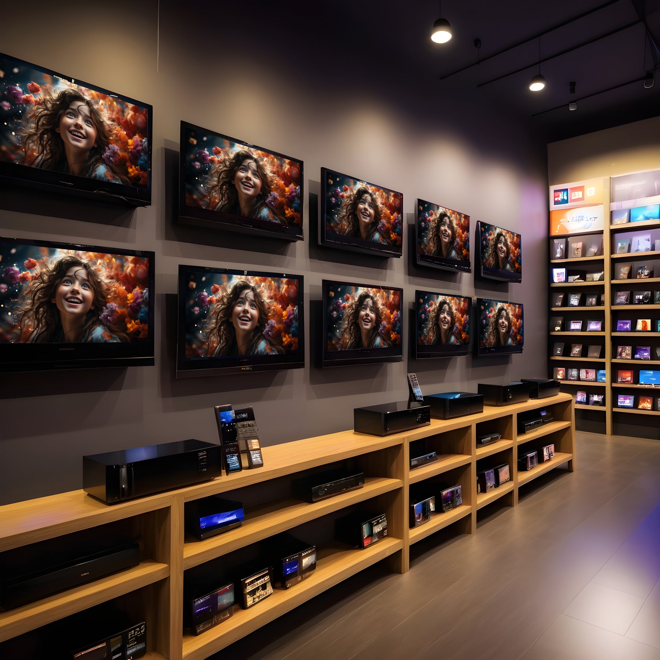 How to mirror content across 16 distinct displays effectively?