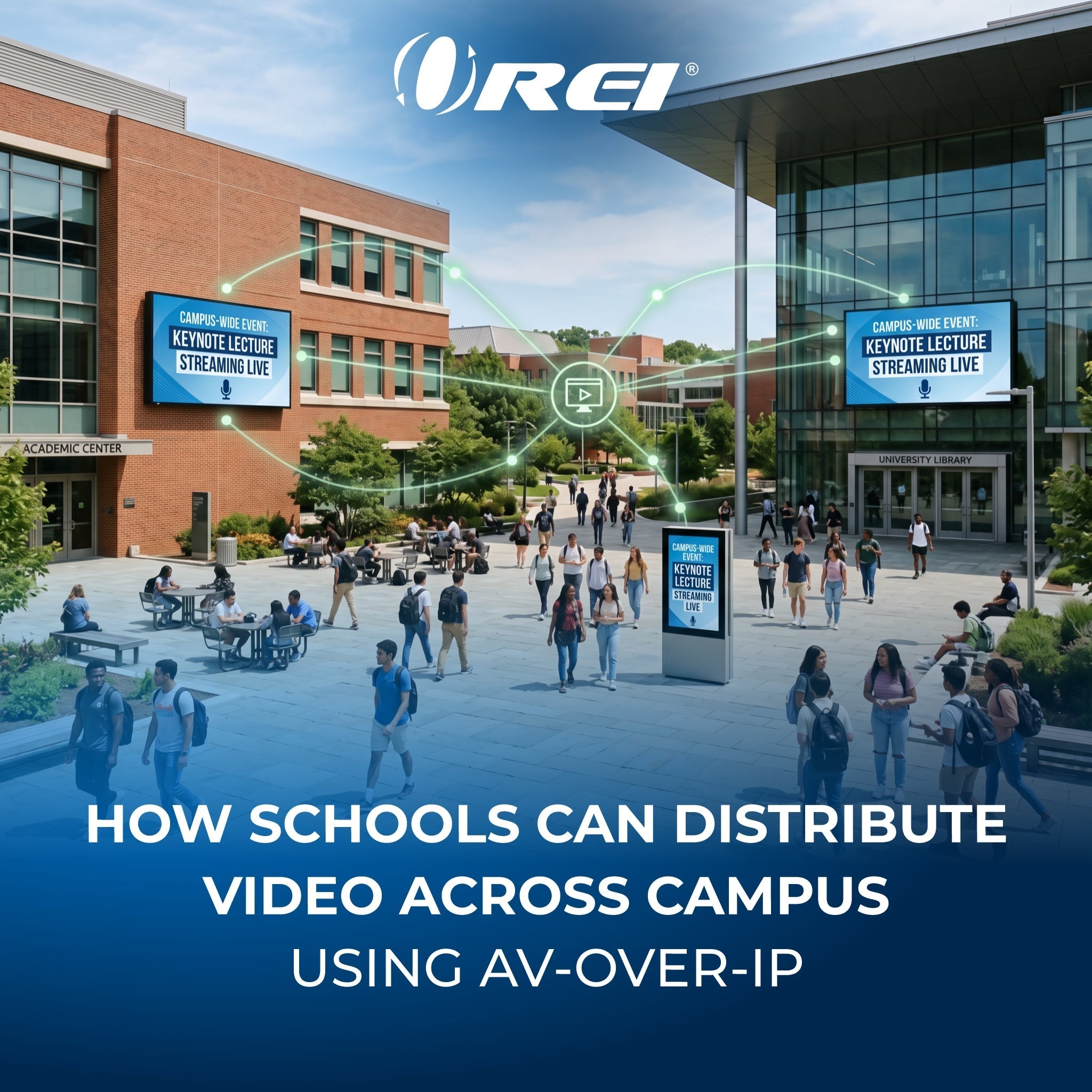 How Schools Can Distribute Video Across Campus Using AV-over-IP