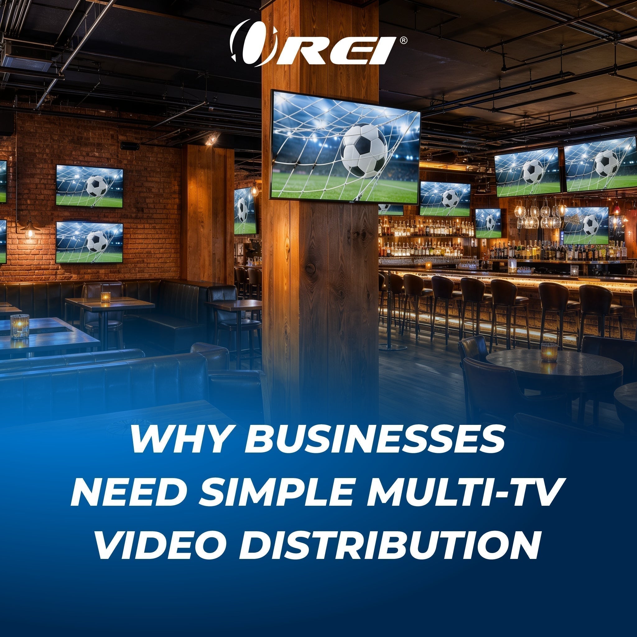 The Simplest Way to Distribute Video Across Multiple TVs in a Business