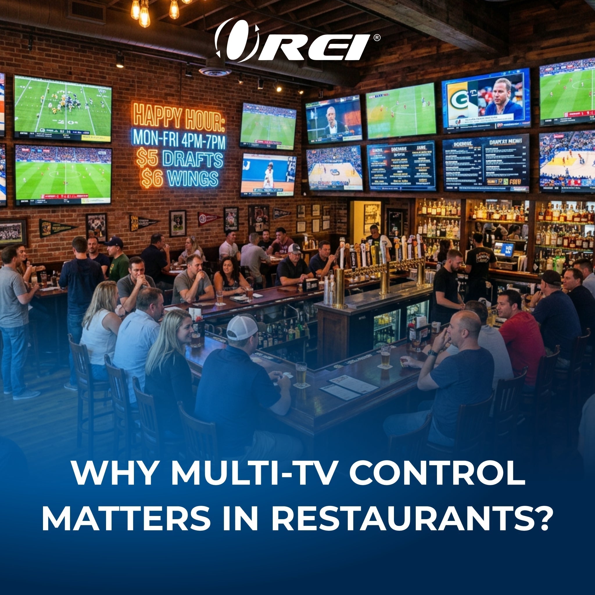 How Restaurants Can Control Multiple TVs from One Source