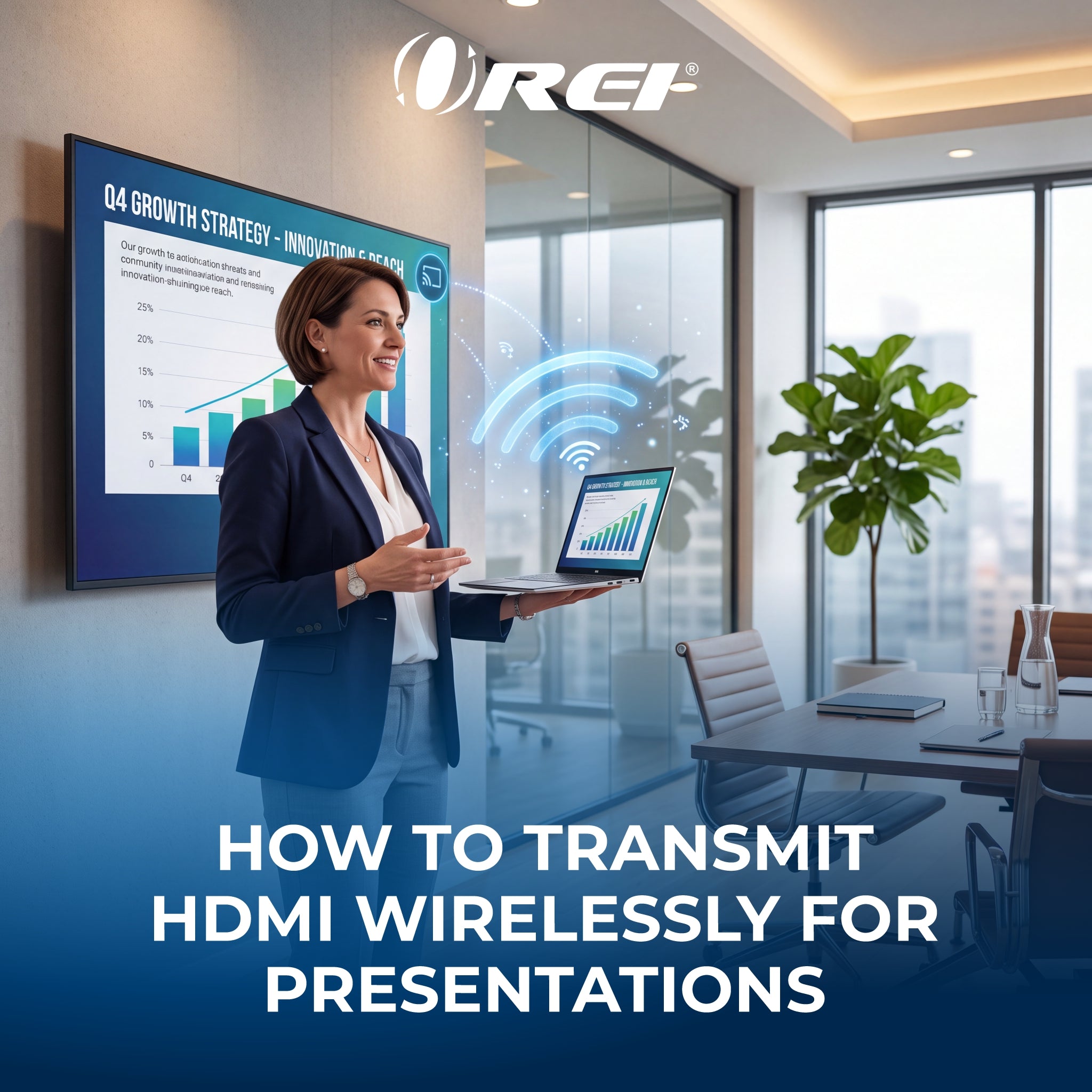 How to Transmit HDMI Wirelessly for Presentations