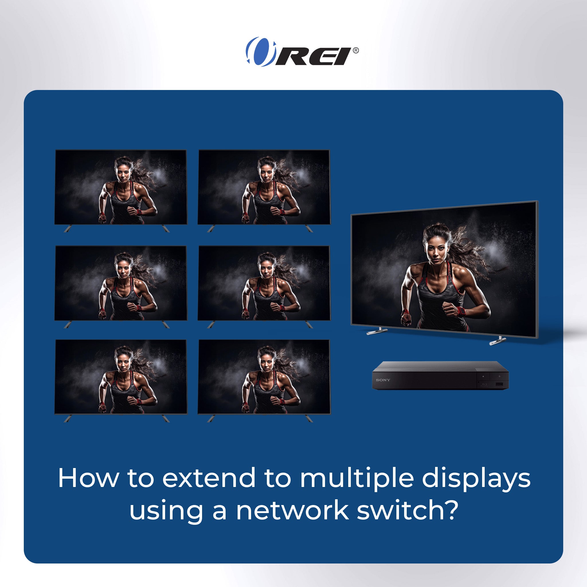 How to Use a Network Switch for One-to-Many Extenders and Connect Multiple Displays to a Single Source