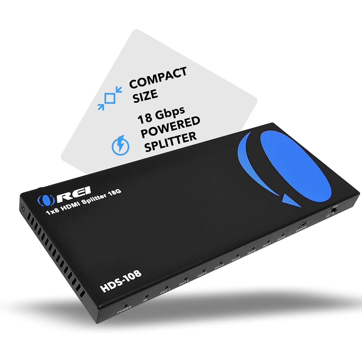 OREI | 1x8 HDMI Splitter 3D Full HD 1080P: OREI (HDS-108) – OREI.COM