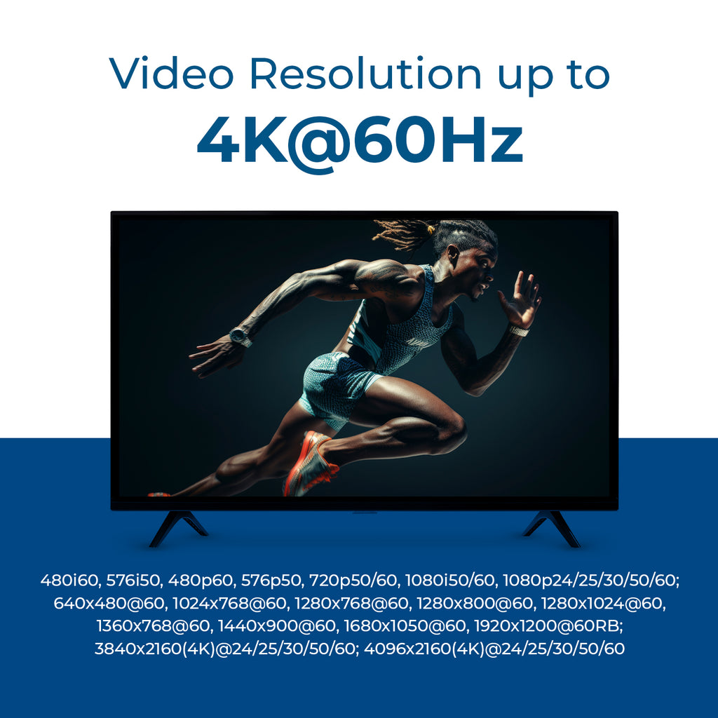 4K@60hz 1x2  HDMI™ Extender Splitter (IR) - 230ft (Cat6) - (UHD12-EX230-K)