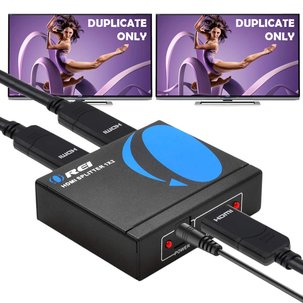 Buy 1x2 HDMI Splitter with Power Adapter, 4K Online OREI –