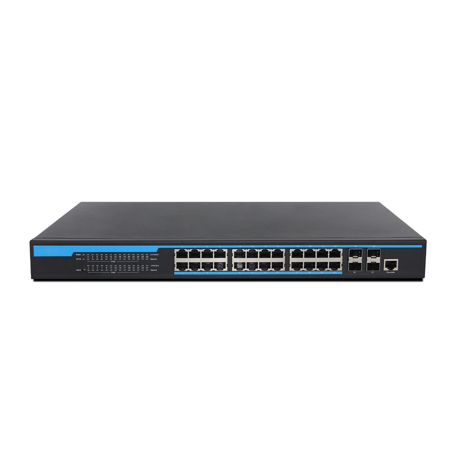 ToVi 48-Port Gigabit PoE Switch w/ 6×10G SFP+ Uplink - Thumbnail 2