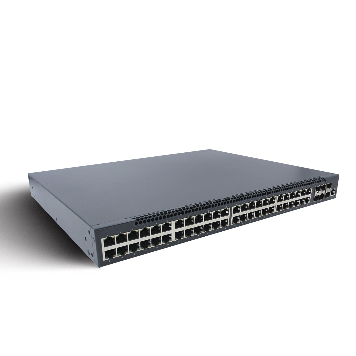 ToVi 48-Port Gigabit PoE Switch w/ 6×10G SFP+ Uplink