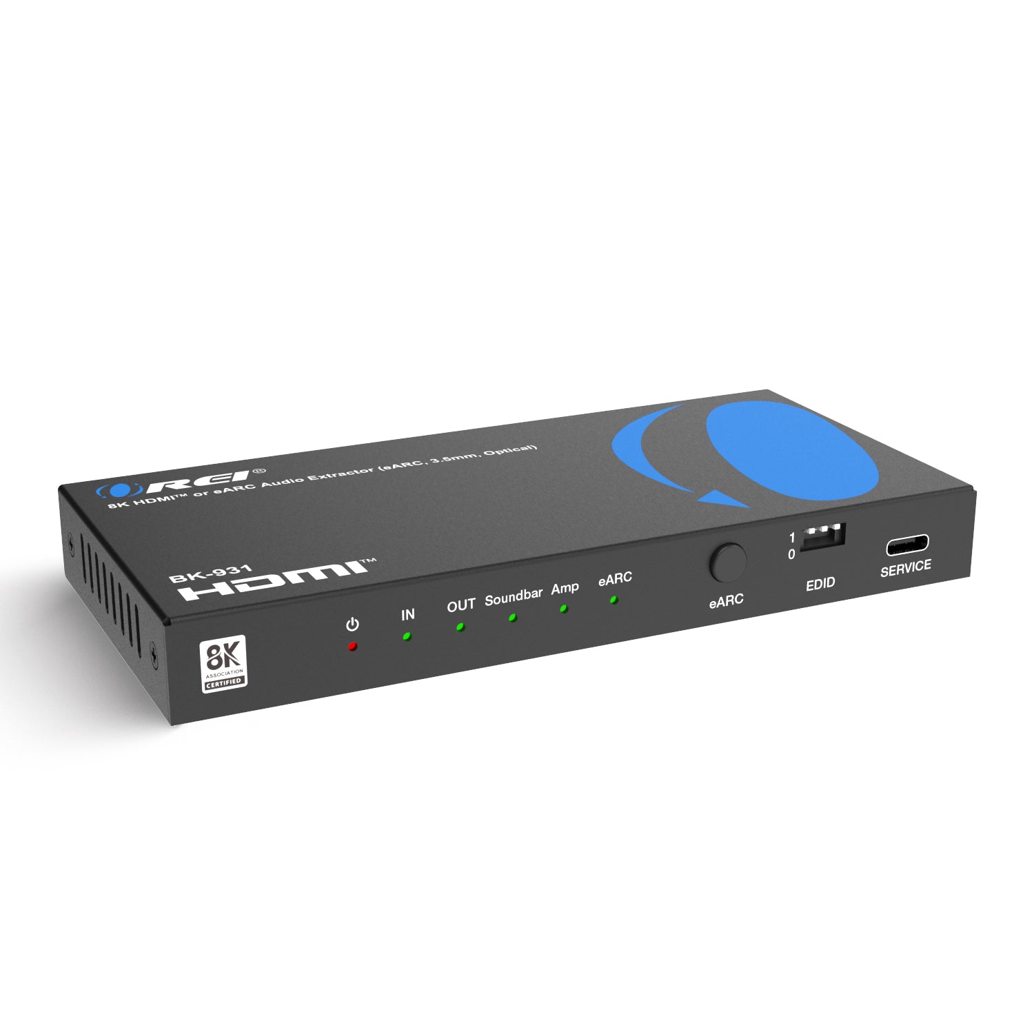 8K HDMI™ or eARC Audio Extractor (eARC, 3.5mm, Optical) (BK-931