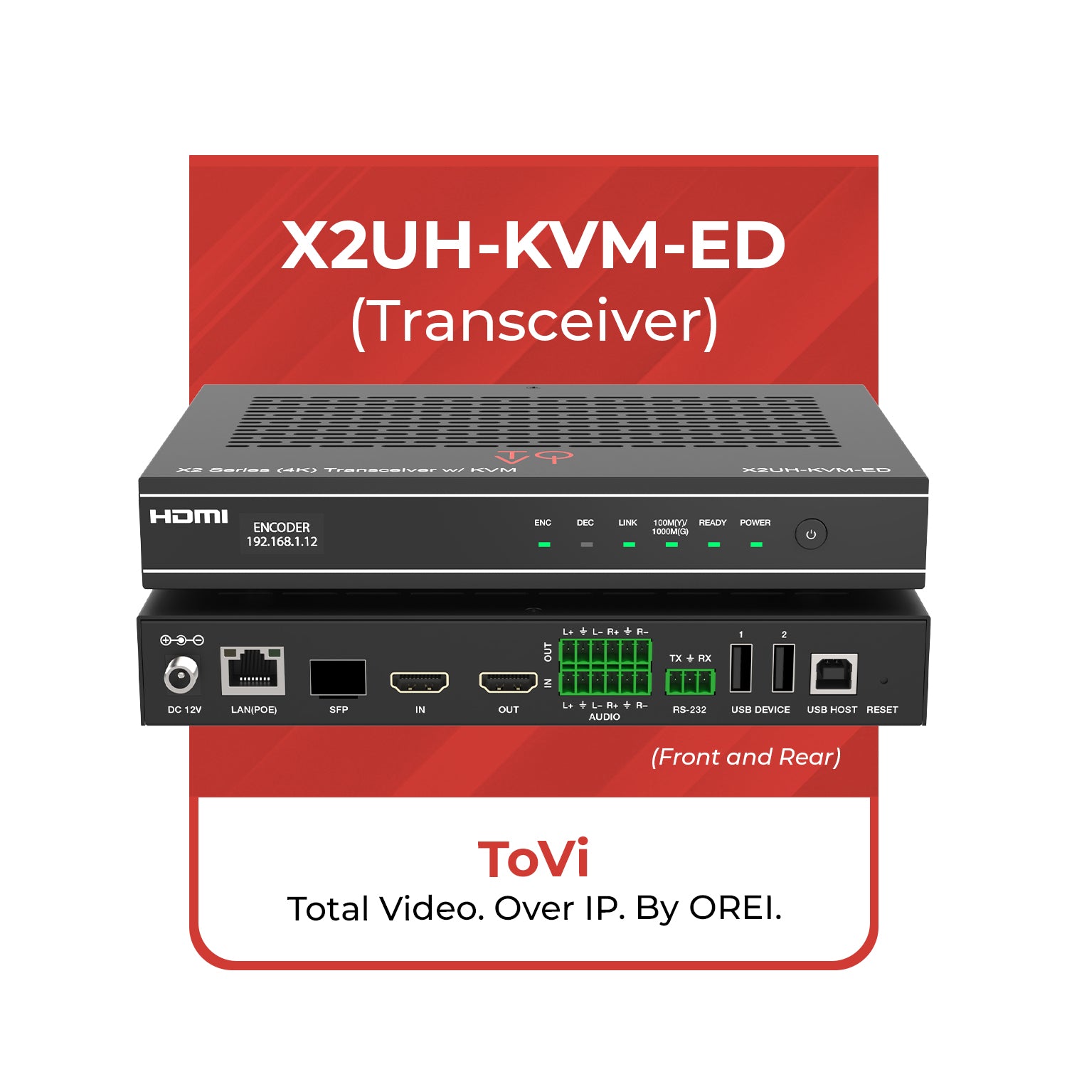 ToVi X2 4K Transceiver w/ KVM - Thumbnail 2