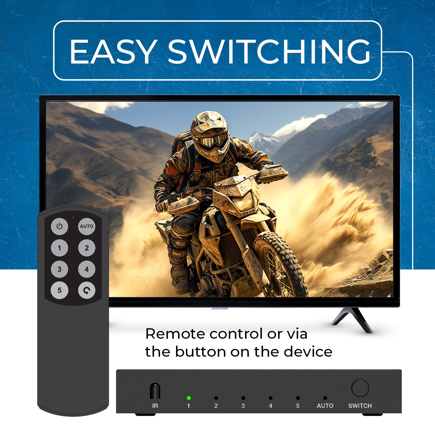 4K@60Hz 5-port HDMI Switch - Thumbnail 5