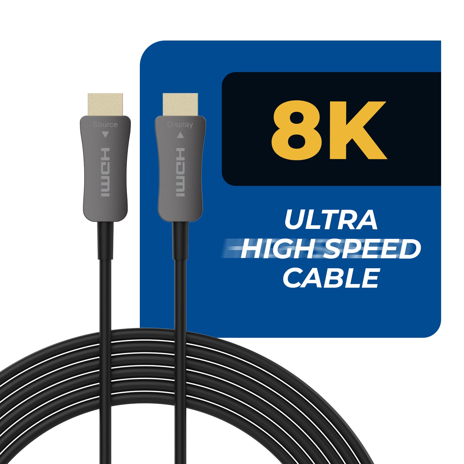 200ft HDMI™ AOC Hybrid Fiber Optic Cable UHD 8K60 (AOC-8K-200