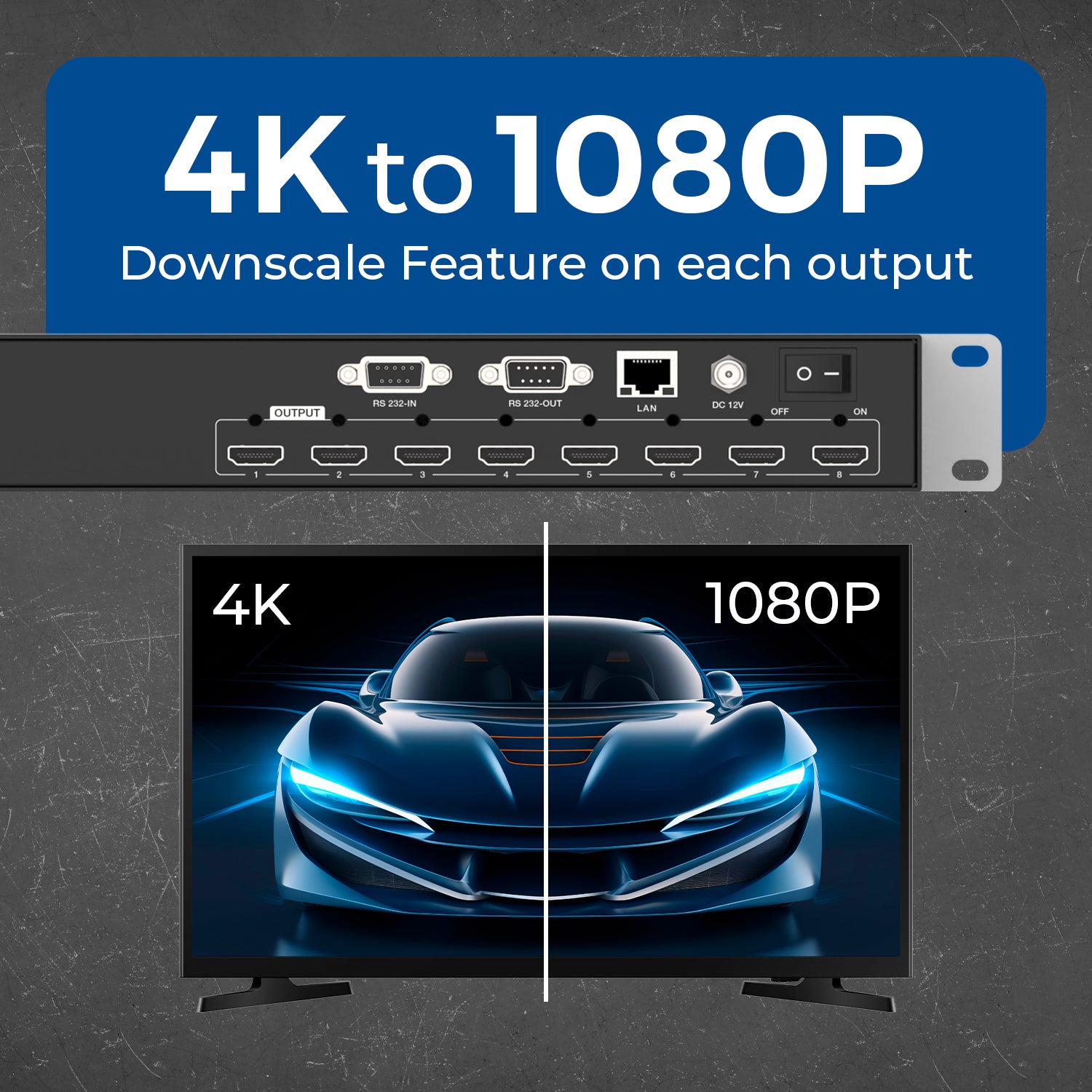 4K@30Hz 8x8 HDMI™ Matrix - (HDS-808) – OREI.COM