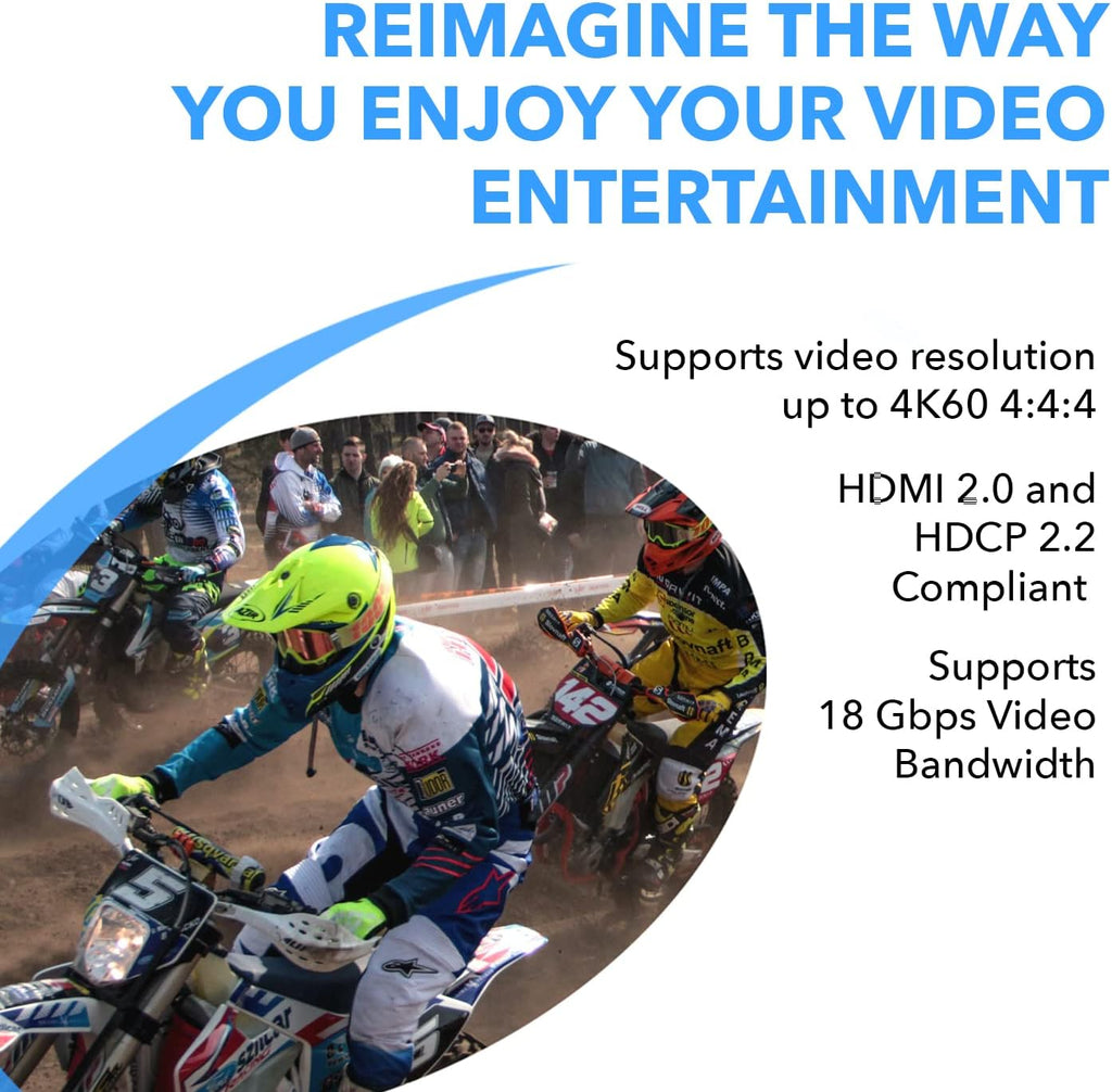 4K@60Hz 1x4 HDMI™ Splitter (Downscaler)-UHD-PRO104