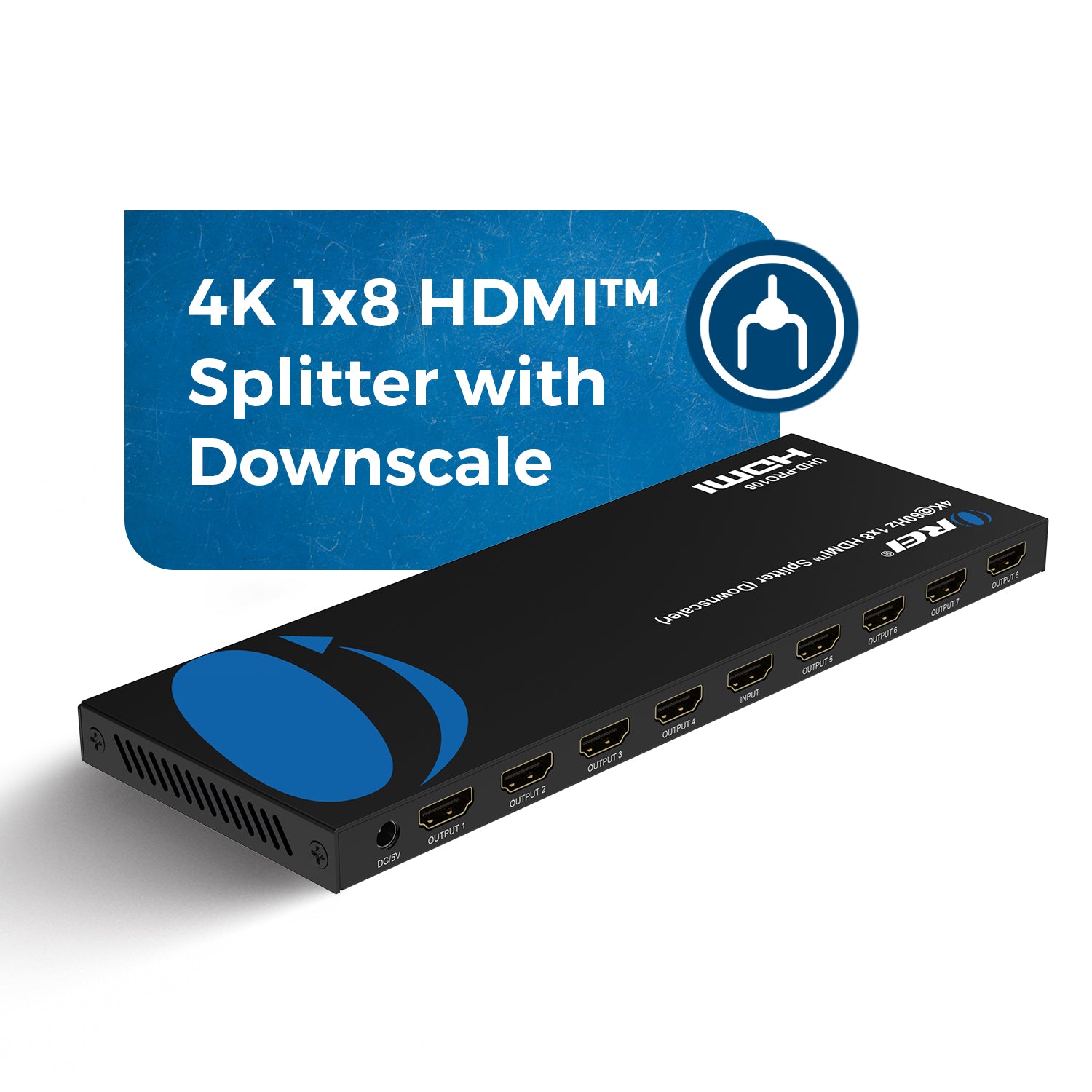 OREI UHD-PRO108 1x8 HDMI Splitter - Thumbnail 2