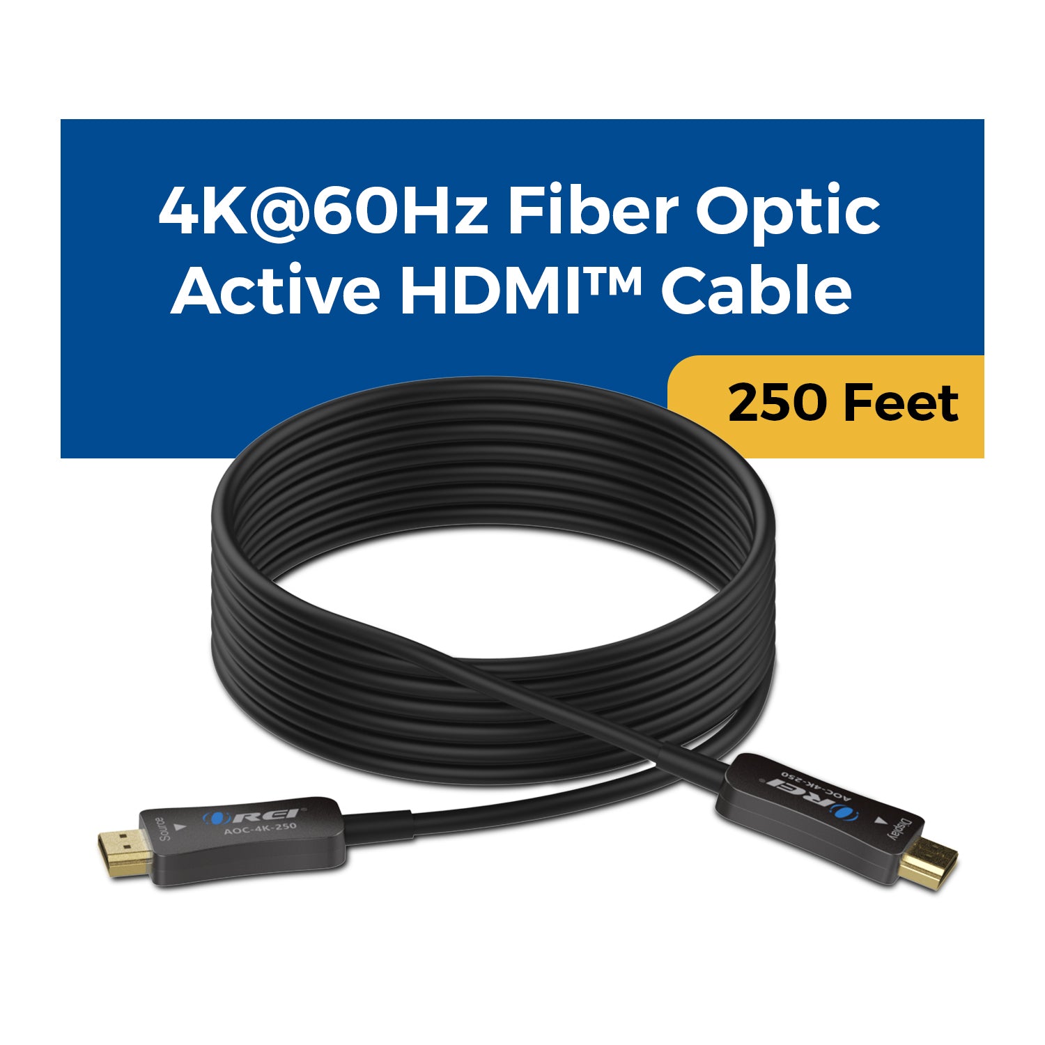 OREI Fiber Optic HDMI 2.0 Cable