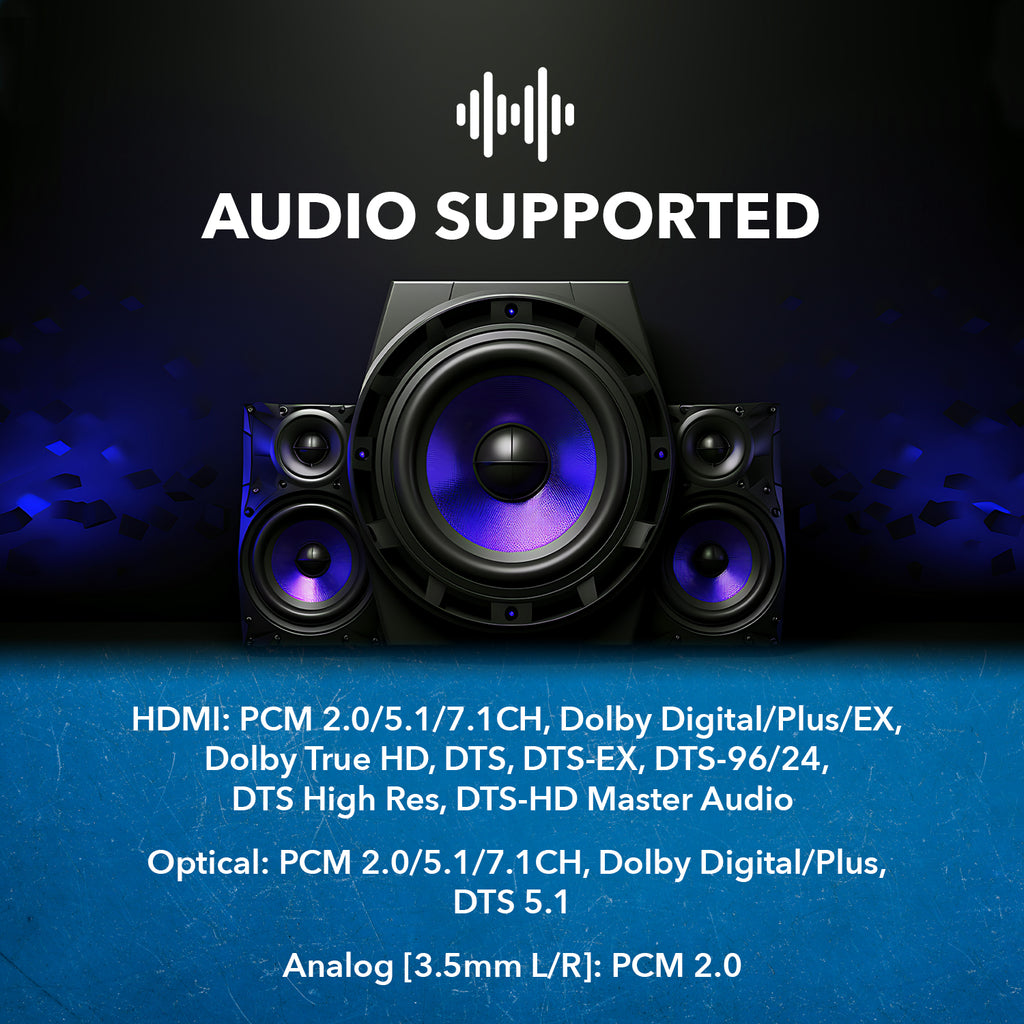 4K@60hz 4x2 HDMI™ Matrix  (Seamless, Audio Extract, MultiView)-UHD-402MV