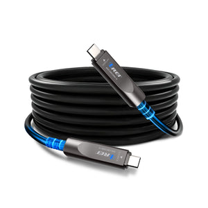 8K USB-C 3.2 Gen 2 Hybrid Fiber Optic Cable (AOC-C8K100W-15)
