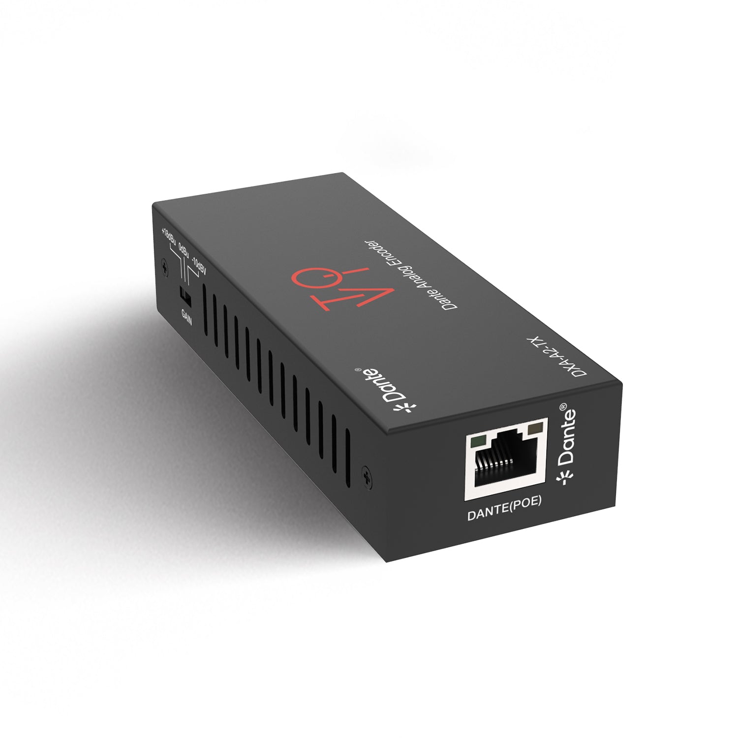 Dante 2CH Analog Audio Encoder with POE - (DXA-A2-TX) – OREI.COM