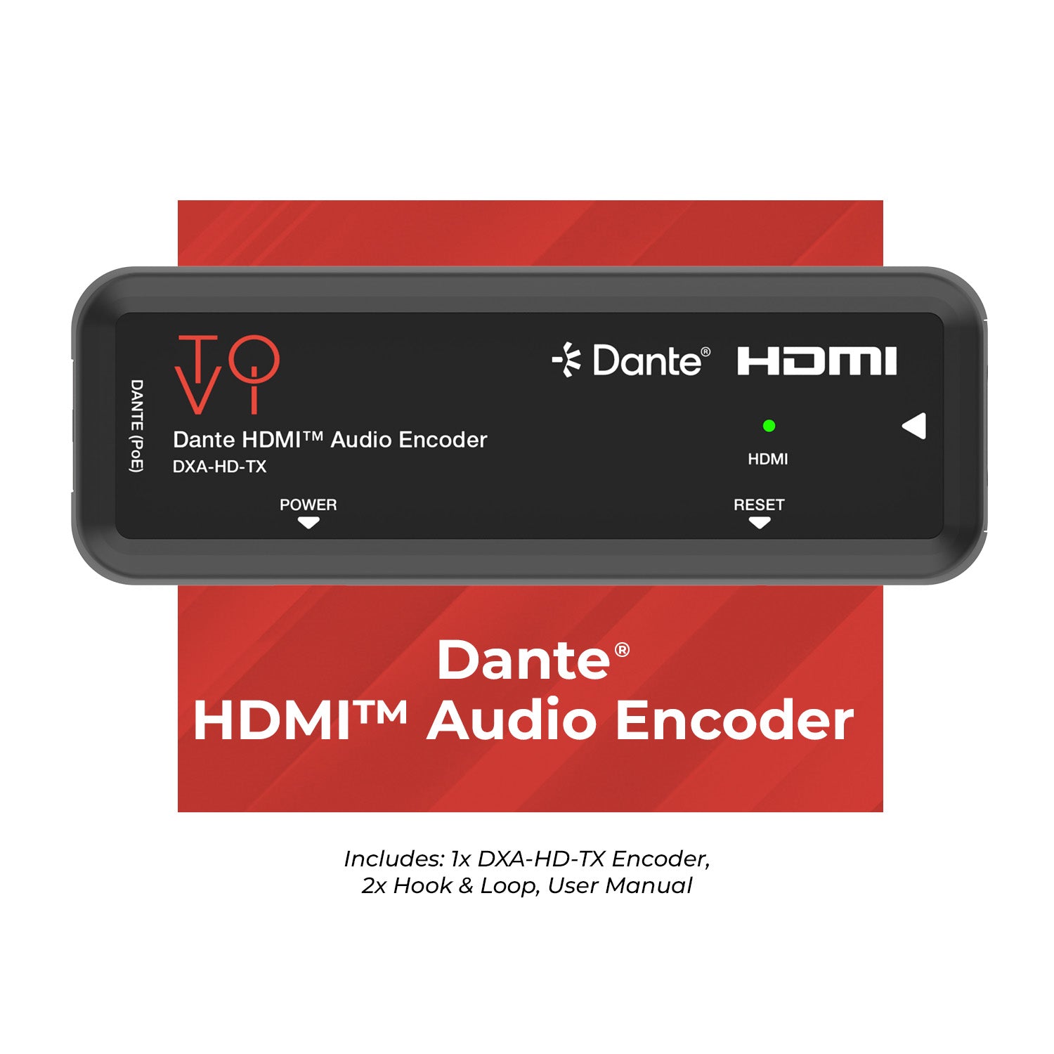 Dante® HDMIᵀᴹ Audio Encoder (DXA-HD-TX) – OREI.COM