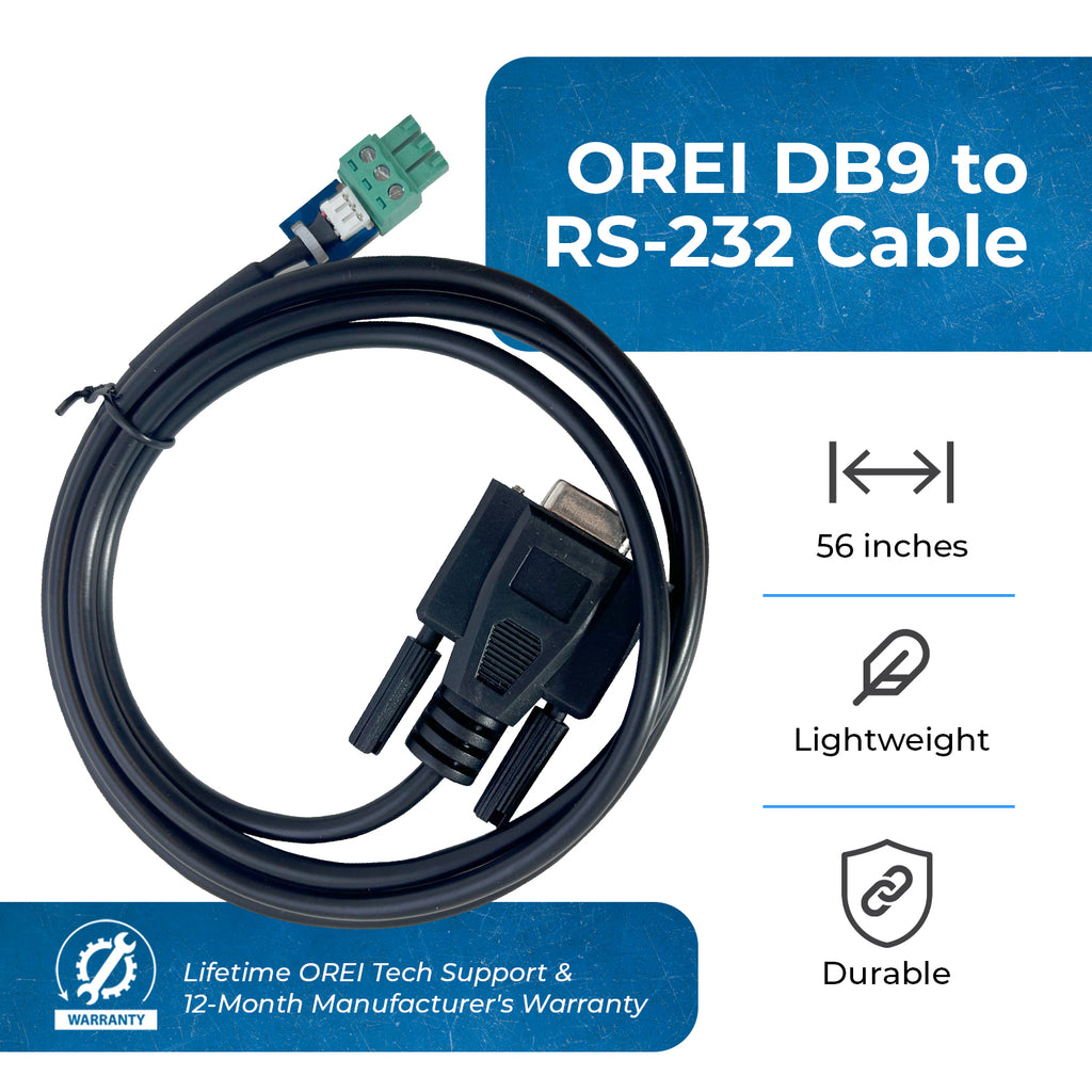 DB9 to RS-232 Cable