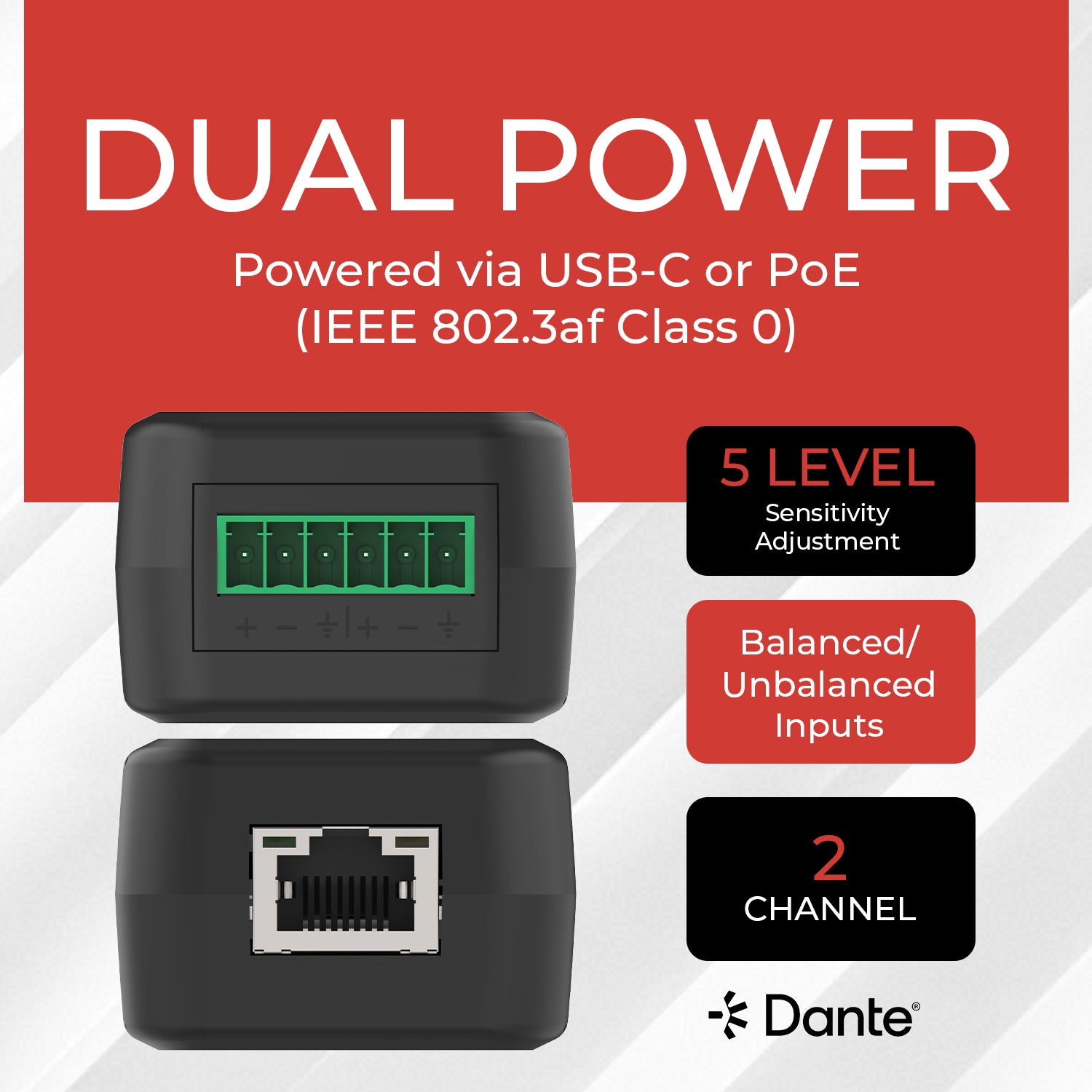 ToVi Dante® Line Encoder (DXA-LINE-TX) – OREI.COM