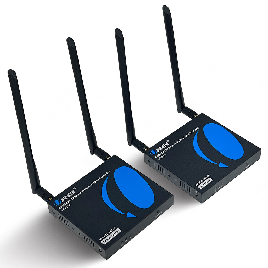 4K@60Hz Wireless HDMI Extender up to 165 feet with IR (WUHD-165-K)