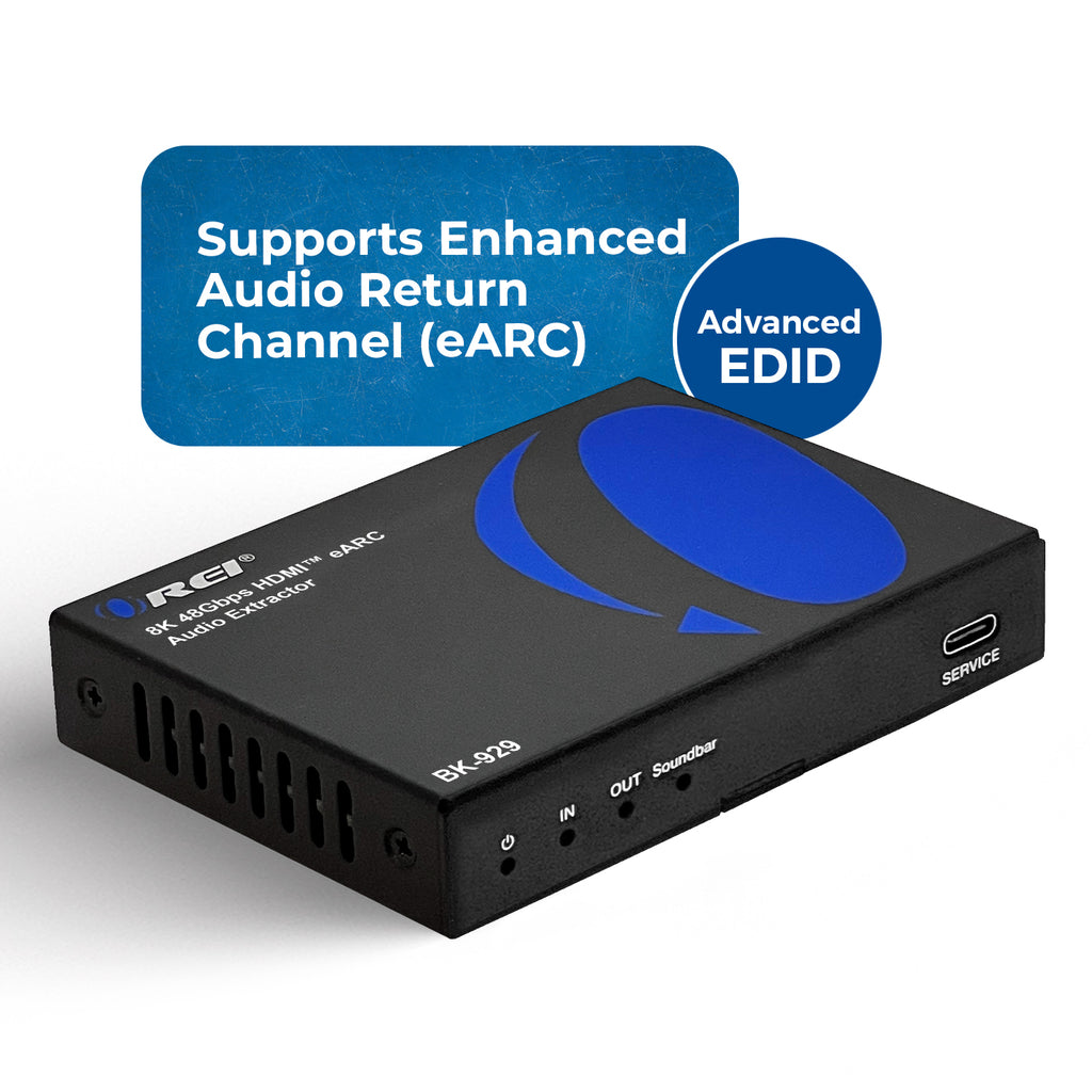 8K HDMI™ Audio Extractor (eARC Output)-BK-929
