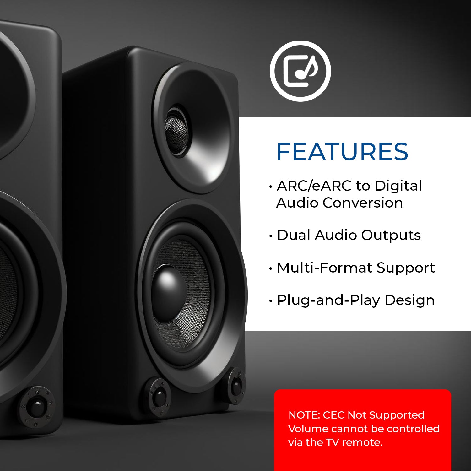 eARC/ARC to Digital Audio Converter (DA41) – OREI.COM