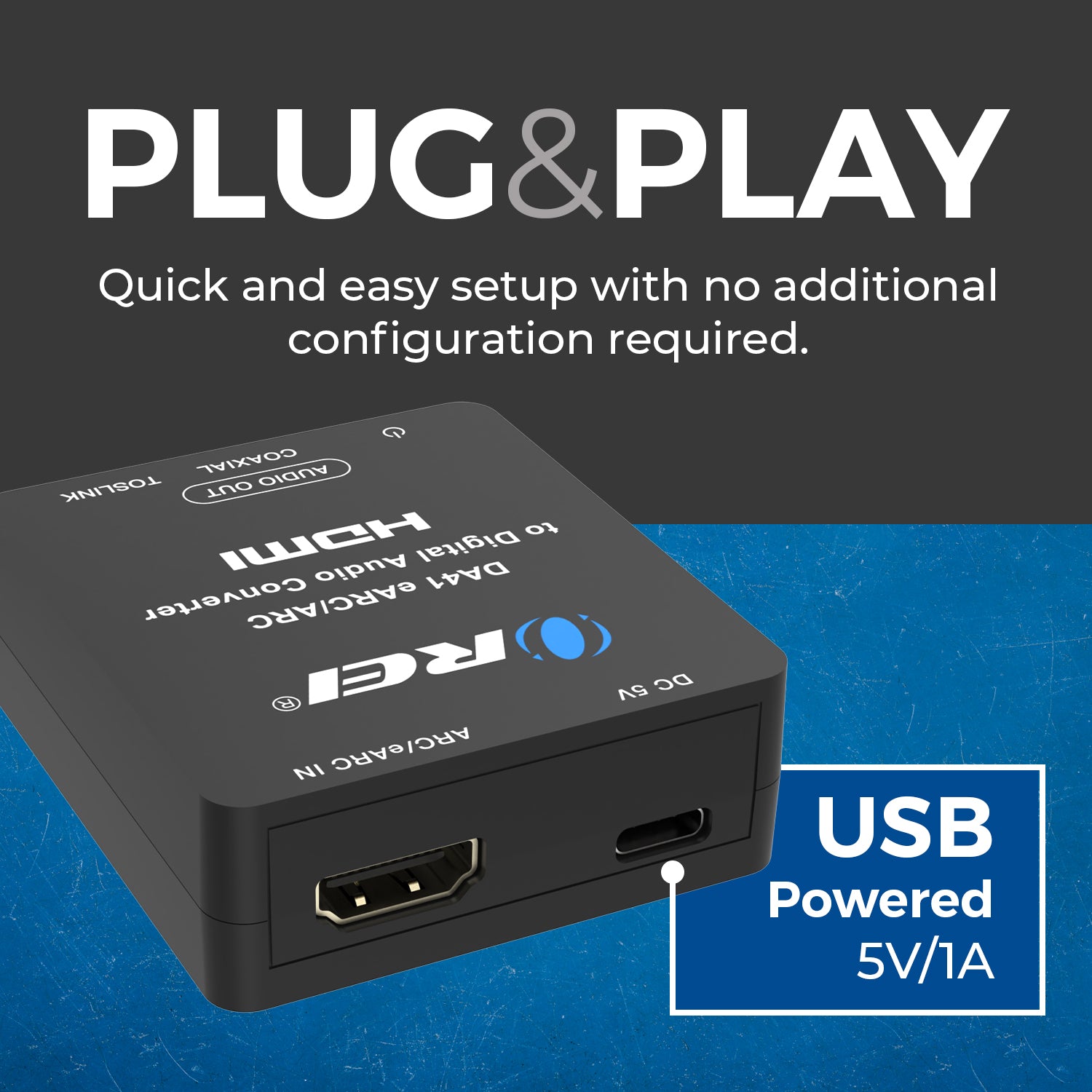 eARC/ARC to Digital Audio Converter (DA41) – OREI.COM