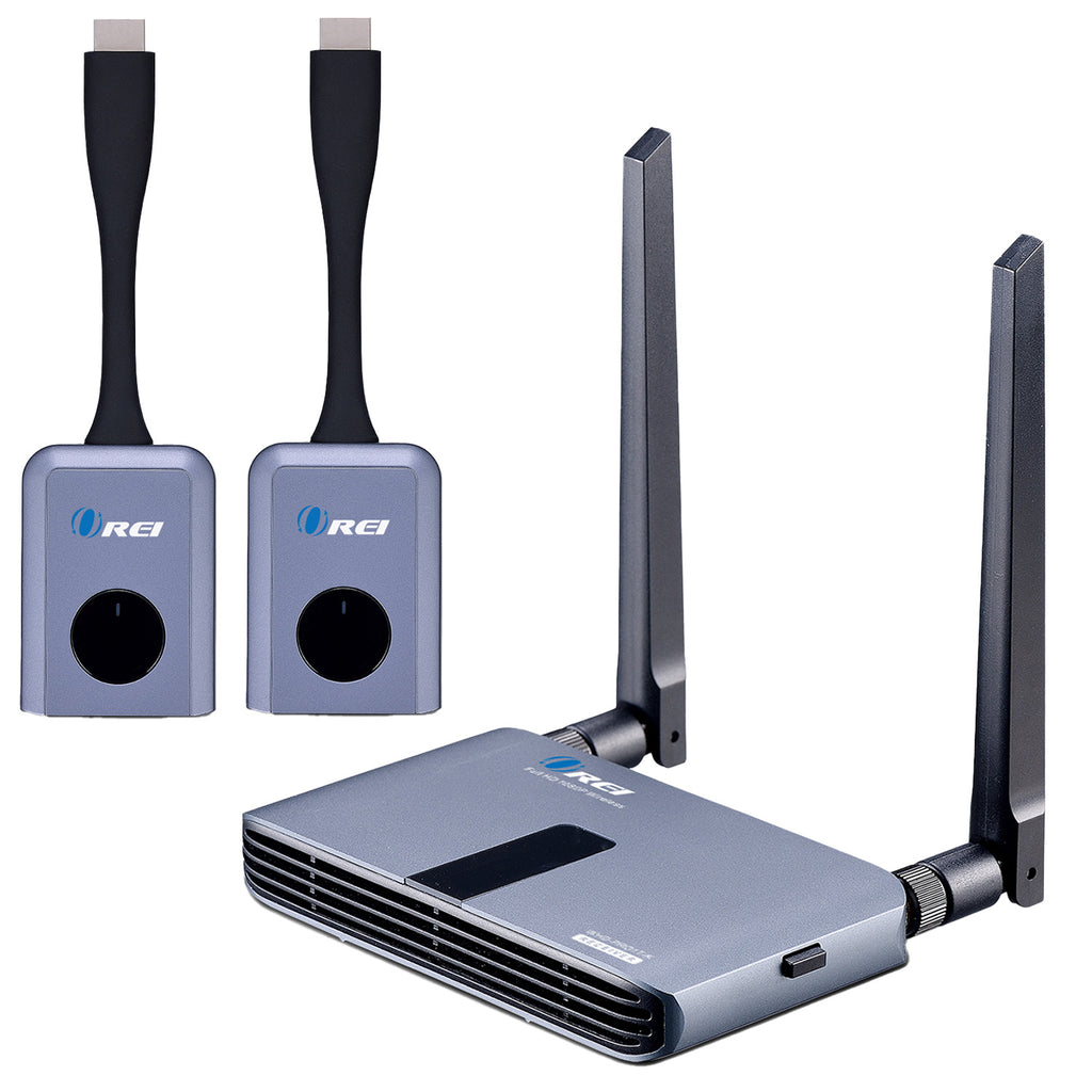 1080p 2x1 Wireless Transmitter & Receiver Up To 100ft - Perfect for Transmission from Laptop (WHD-PRO2T-K)