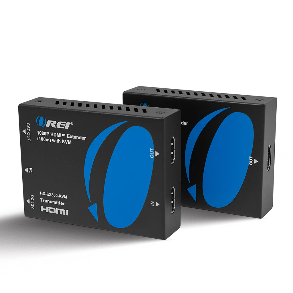 1080p HDMI™ Extender (Loop, KVM) - 330ft (Cat6) (HD-EX330-KVM)