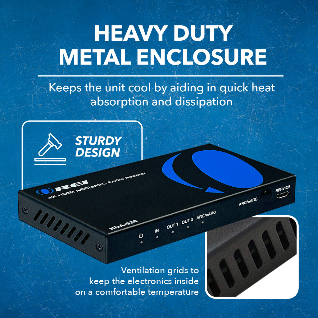 4K HDMI™ Audio Extractor (eARC Output, HDMI Audio)-HDA-929