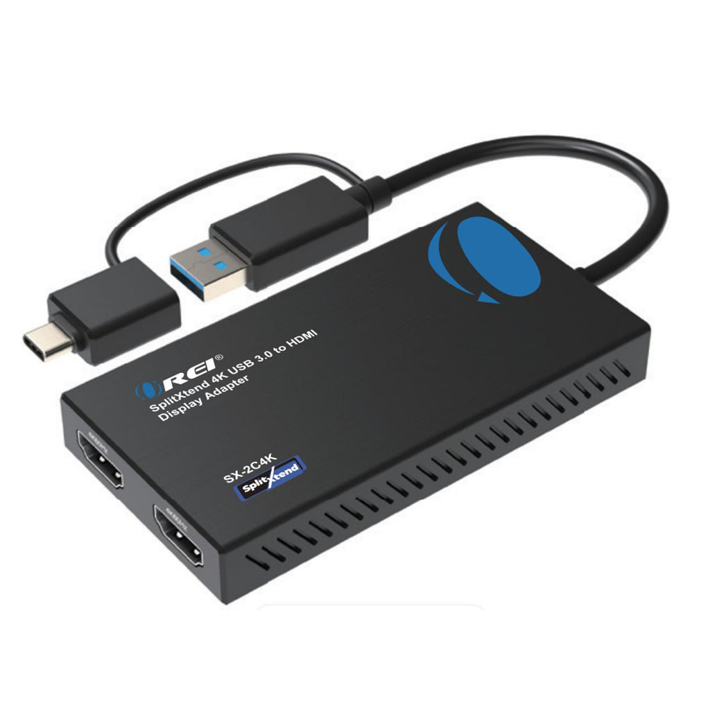 SplitXtend 4K USB 3.0 to HDMI Display Adapter - (SX-2C4K)