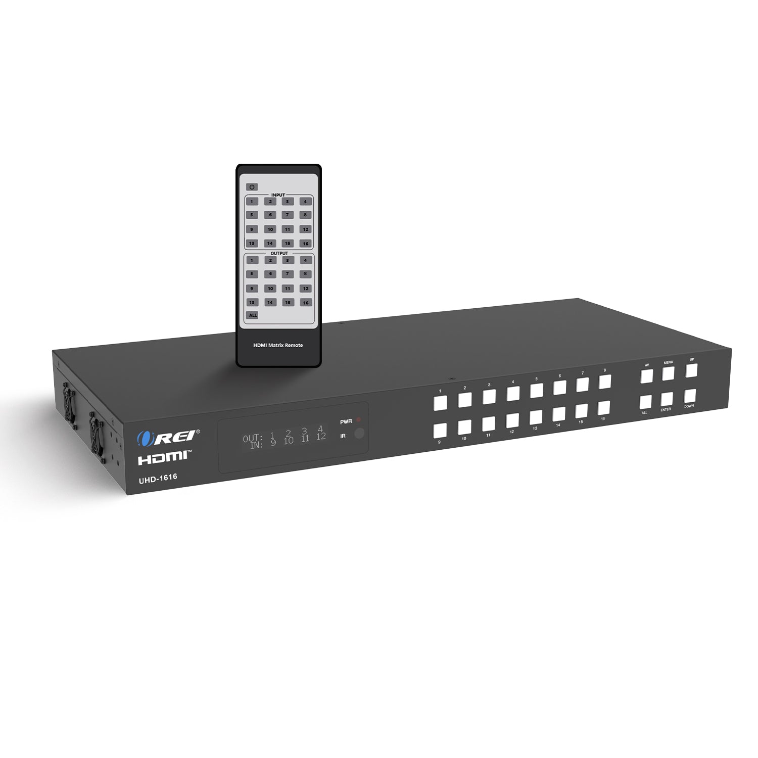 4K@60Hz 16x16 HDMI™ Matrix (Audio Extract) (UHD-1616) – OREI.COM