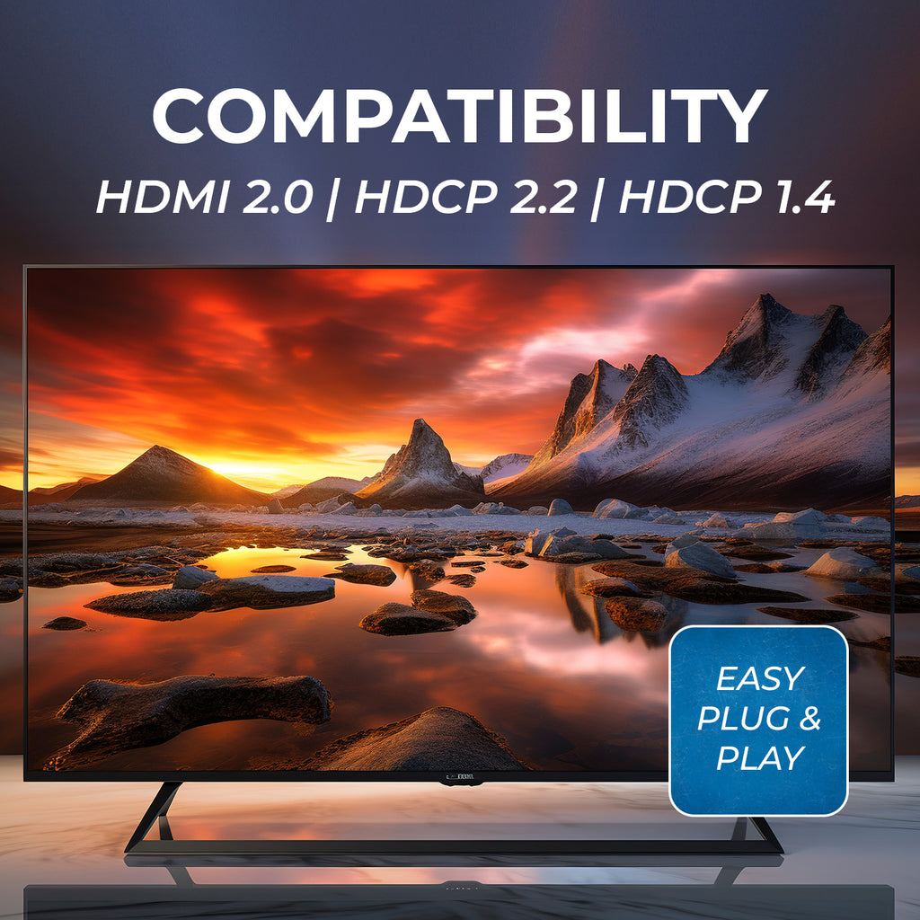 4K@60hz  HDMI™ Extender (Over 1G IP, Loop, KVM) - 500ft (cat6)-UHD-EXM500-KVM