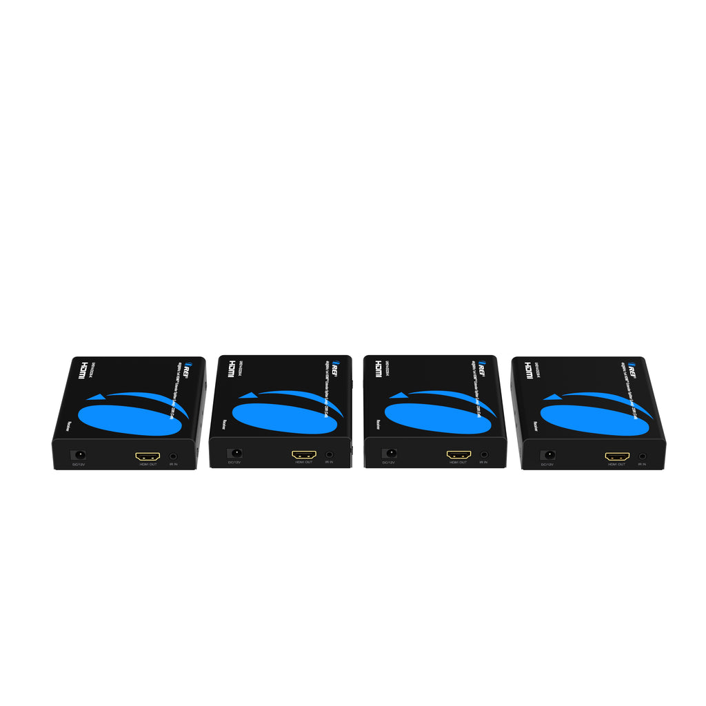 4K@60Hz 1x4 HDMI™ Extender Splitter (Loop) - 230ft (Cat6) (UHD14-EX230-K)