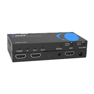 4K@60Hz 1x2 HDMI™ Splitter (Downscaler, Audio Extract)-UHDS-102A