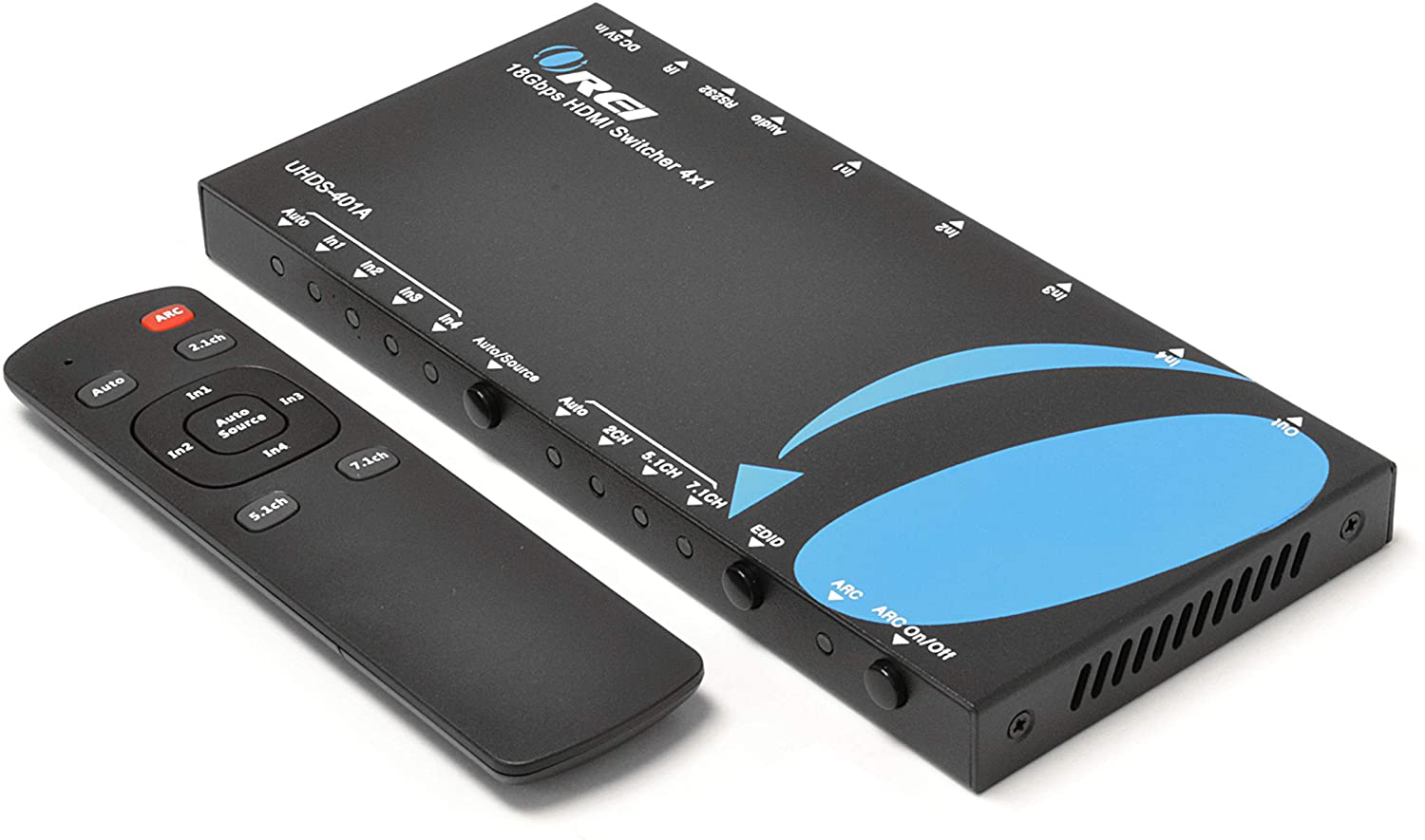 OREI 4K HDMI 2.0 4x1 HDMI Switch With Audio Extractor ARC - Thumbnail 2