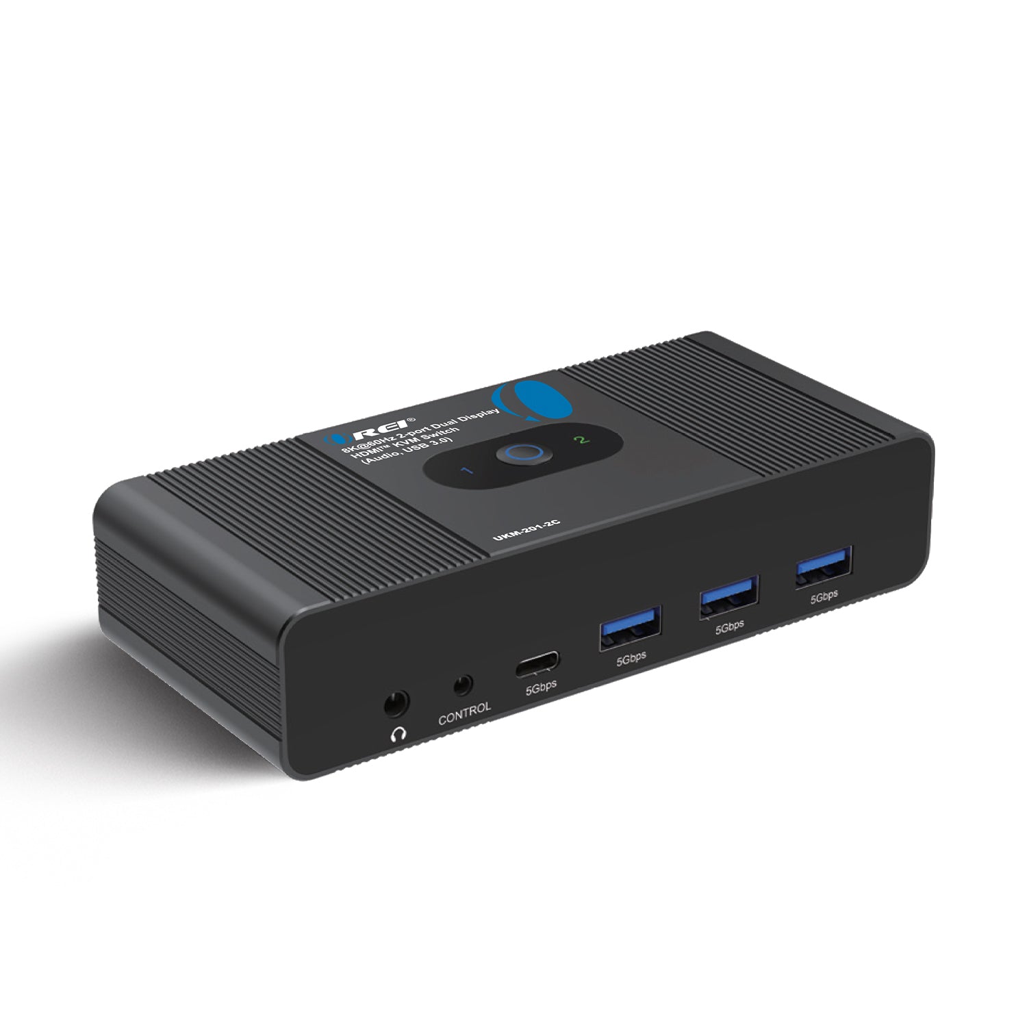 8K@60Hz 2-port Dual Display HDMI™ KVM Switch (Audio, USB 3.0) (UKM