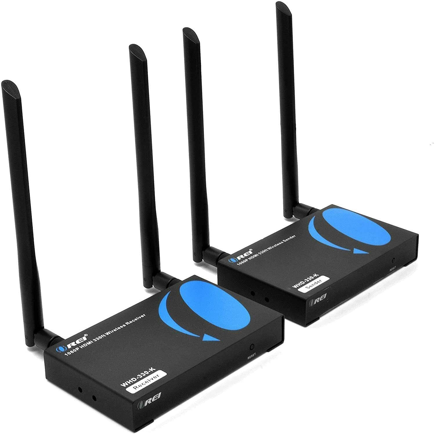 Wireless HDMI Transmitter & Receiver Extender upto 330 ft- IR Support 5G  Transmission (WHD-330-K)