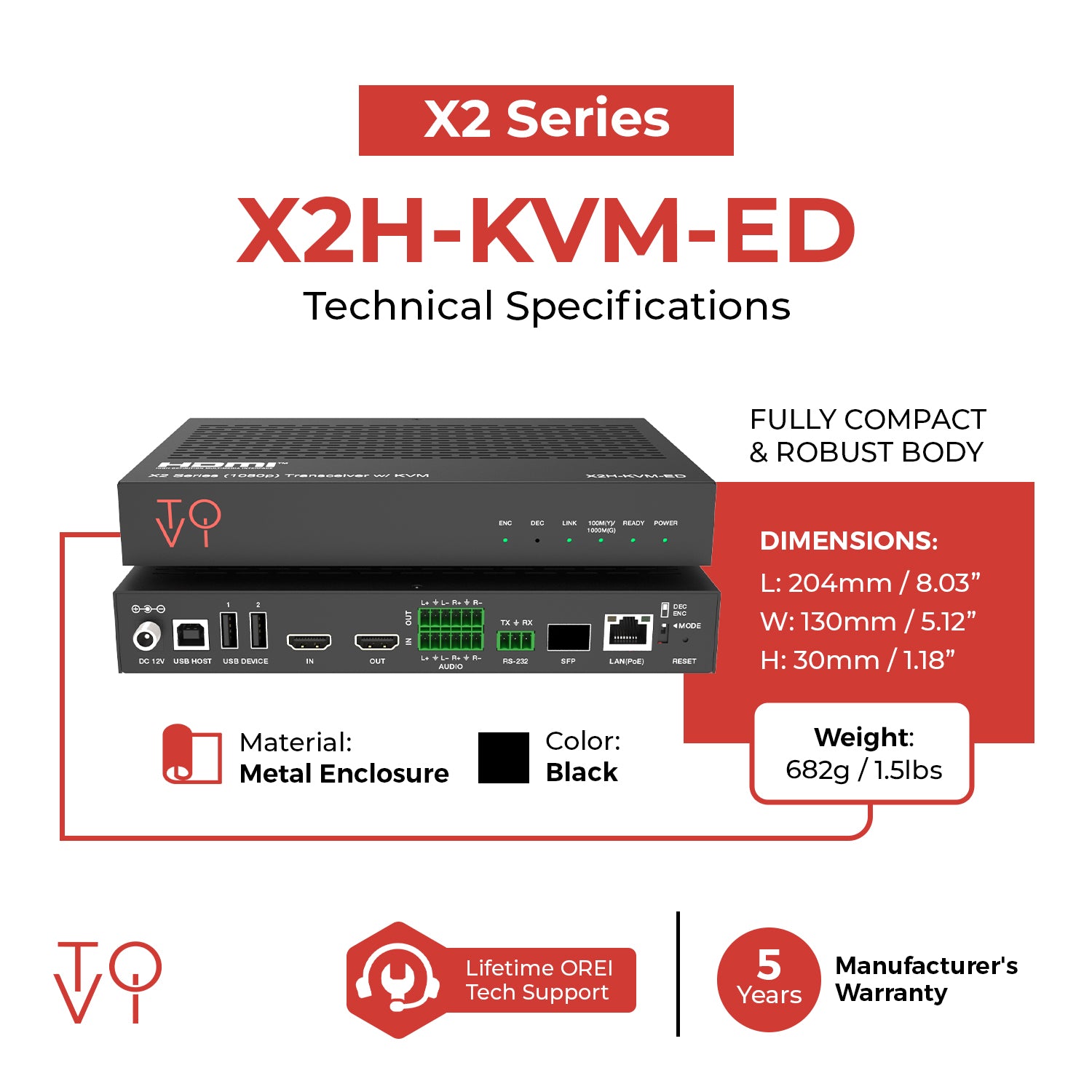 ToVi X2 1080p Transceiver (KVM) - Thumbnail 3