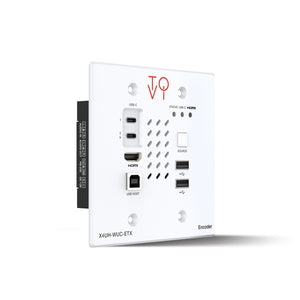 X4 4K Wall Plate Encoder (Video Wall, KVM) - X4UH-WUC-ETX