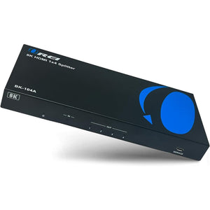 8K 1x4 HDMI™ Splitter (Downscaler, Audio Extract)-BK-104A