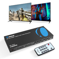 8K 4x2 HDMI™ Matrix (Audio Extract, eARC)-BK-402A